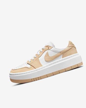 Nike Air Jordan 1 Elevate Low Blancos Blancos Blancos Negros | MX 5061